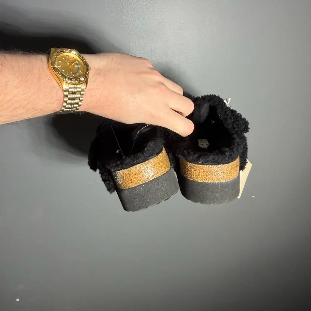 Birkenstock Papillio Arizona Shearling Slide Sandals Size EU 40